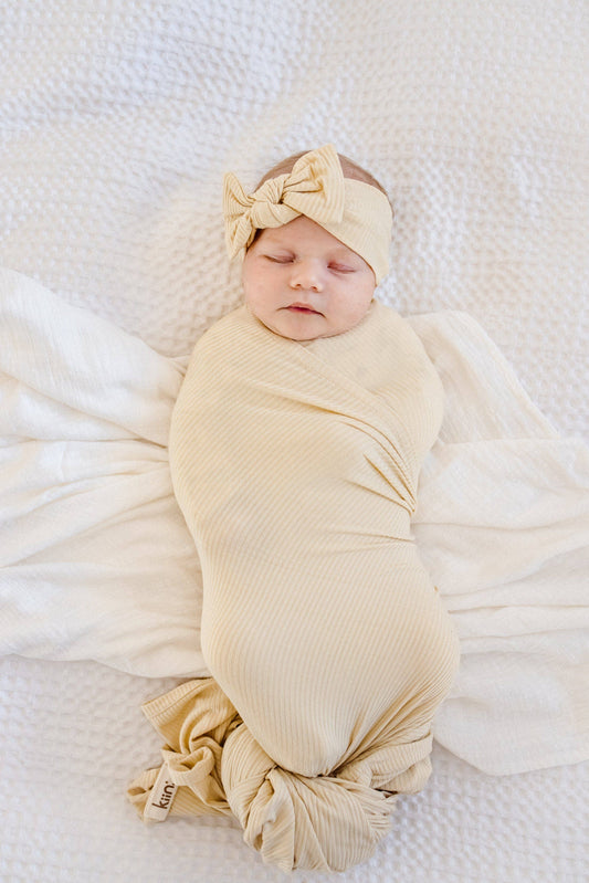Bamboo Stretch Swaddle: Oat
