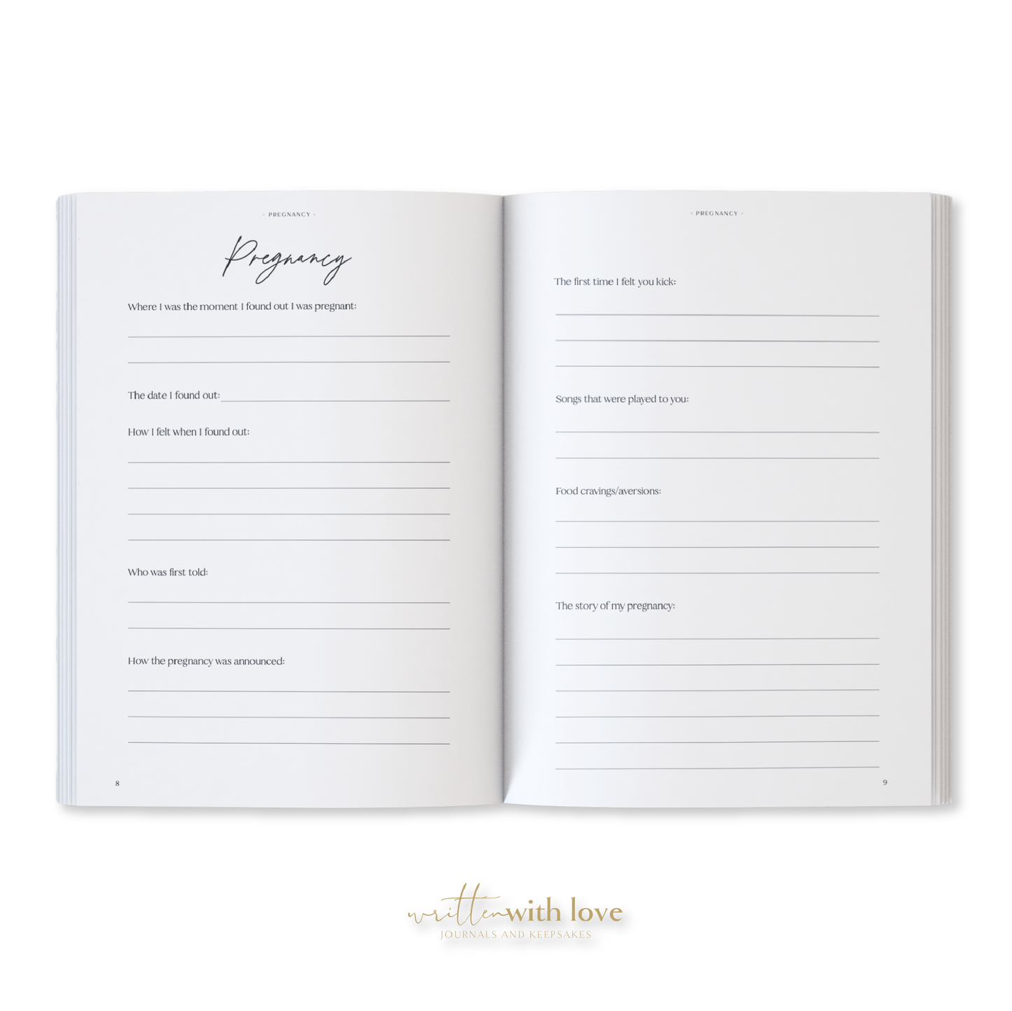 Baby Memory Book with Keepsake Box - Oatmeal