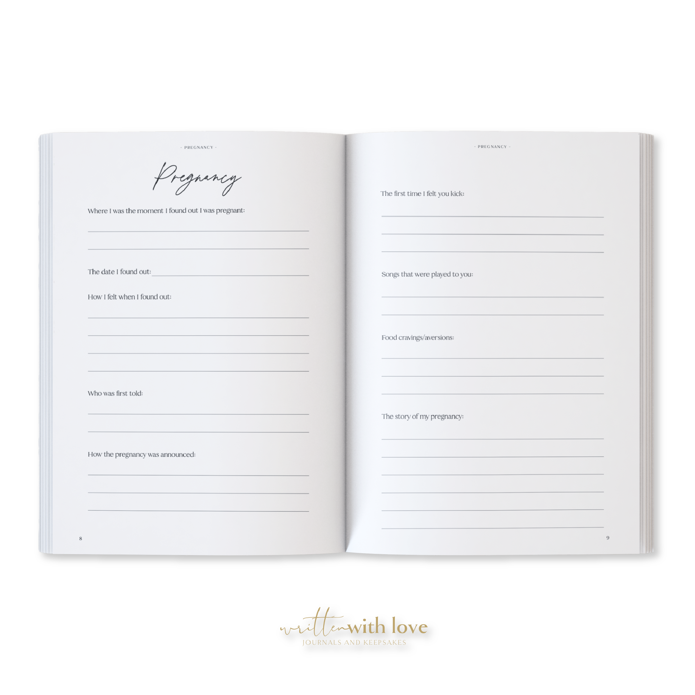 Baby Memory Book with Keepsake Box - Oatmeal