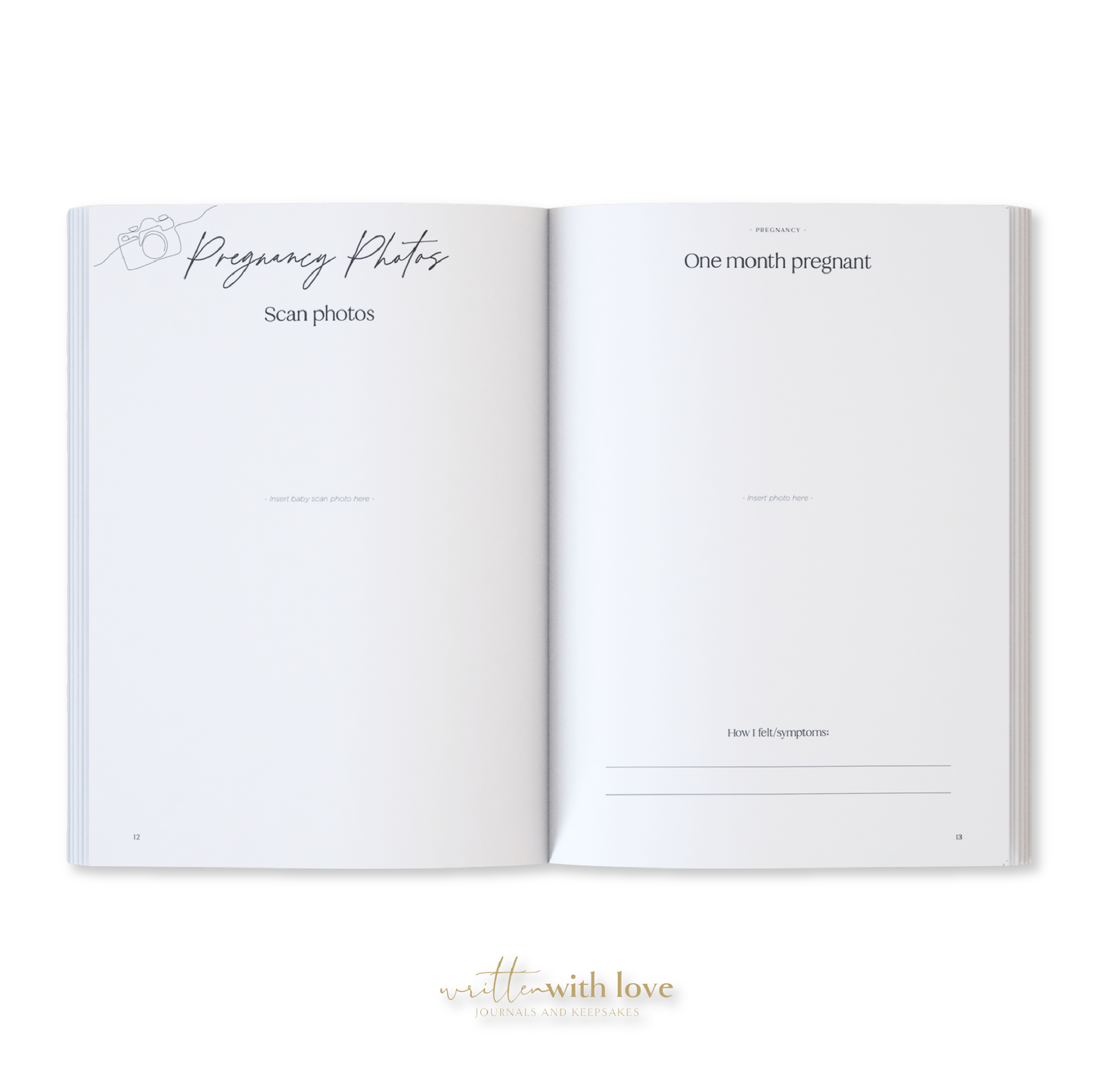 Baby Memory Book with Keepsake Box - Oatmeal