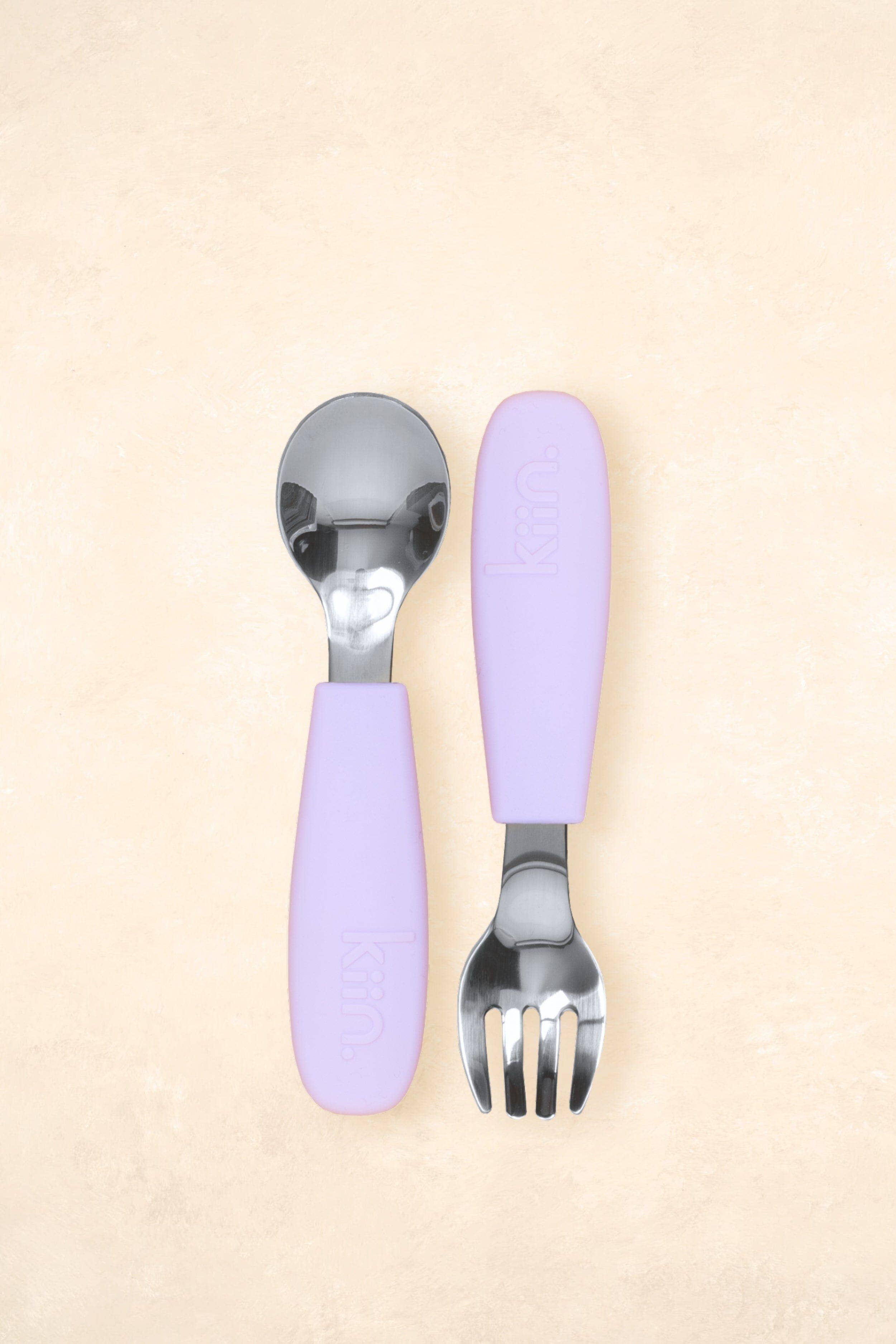 Silicone Cutlery Set - Lilac