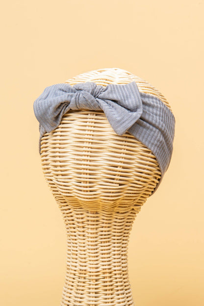 Bamboo Stretch Bow Headband - Blush