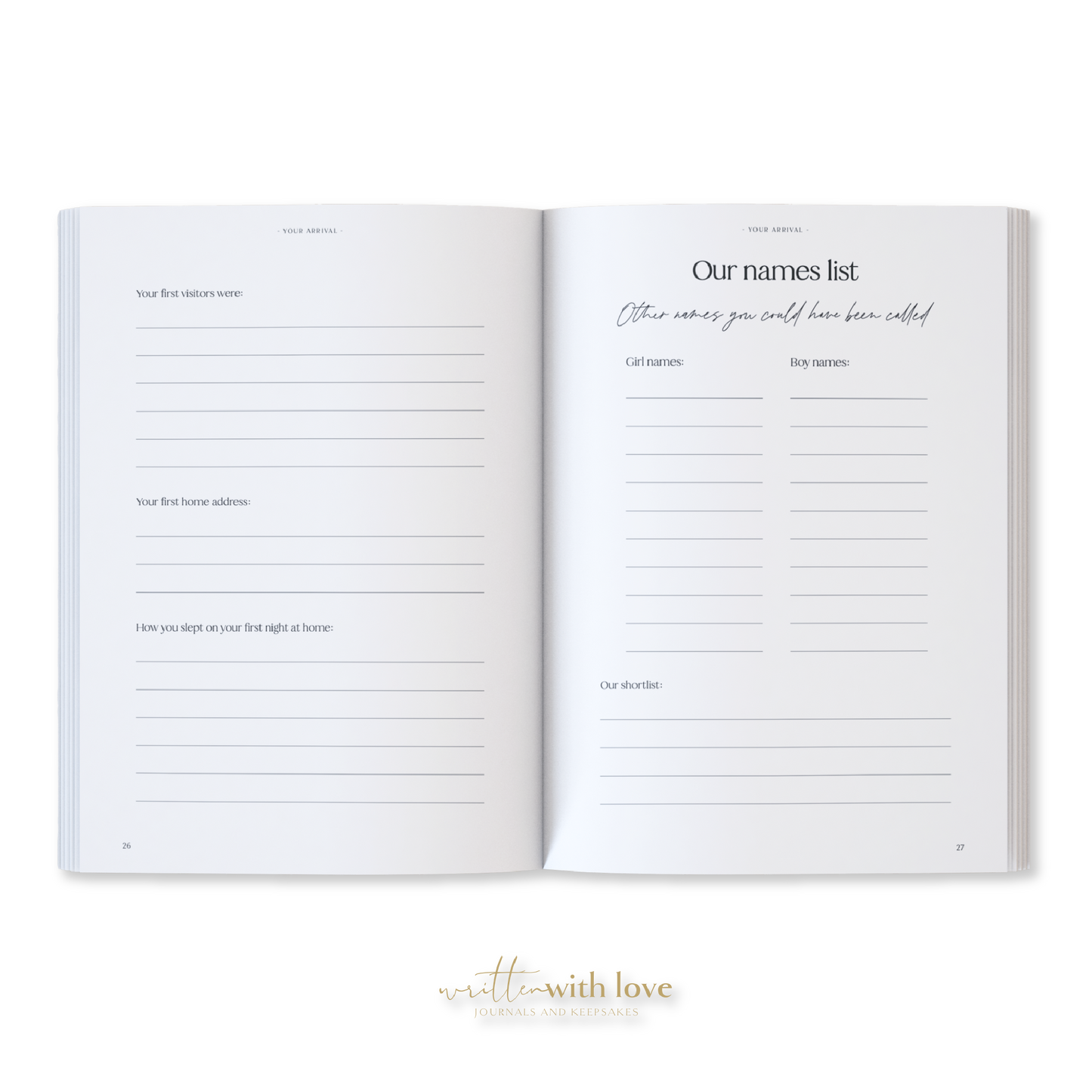 Baby Memory Book with Keepsake Box - Oatmeal