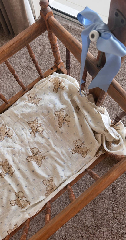 Lullaby Lambs - baby swaddle wrap