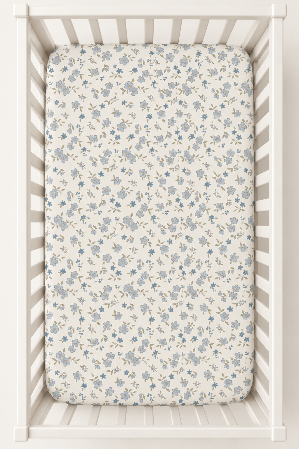 Forget Me Not Cot Sheet